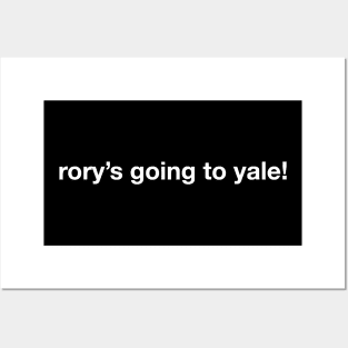 rory's going to yale! Posters and Art